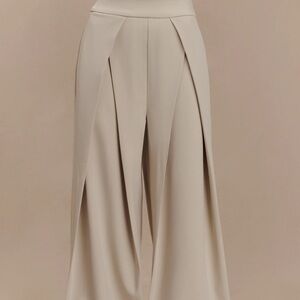 Meshki Katarina Wide Leg Suiting Pants - Sand